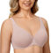 DELIMIRA Women's Minimiser Bra Plus Size Non Padded Underwired Seamless Comfort Bras Cameo Heather 40G