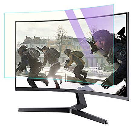 Anti-Blaulicht-Blendschutz-Displayschutzfilter für 25-Zoll-Gaming-Monitor Ultraweit gebogener 21: 9-Desktop-Monitor. Entlasten Sie die Augen, damit Sie besser schlafen können