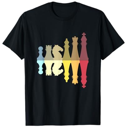 Regalo Jugadores Ajedrez Figuras Ajedrez Evolution Camiseta