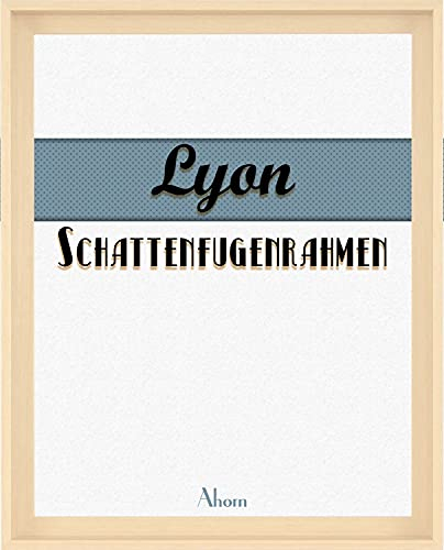 BIRAPA Lyon Keilrahmen für Canvas 100x150 cm in Ahorn, Rahmen für Leinwände, Leerrahmen für Leinwand, Schattenfugenrahmen für Keilrahmen, Leinwand Rahmen