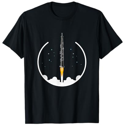 Hautbois – Fusée, cadeau de hautbois amusant, hautbois amusant T-Shirt