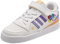 Adidas Forum Low El I, Scarpe da Ginnastica Basse Unisex - Bambini e Ragazzi, Bianco/Viola Chiaro/Lilla Magico, 24 EU