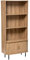 Atmosphera - Bücherregal 2-türig Colva - Natur - Beige