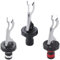 3 Pieces Wine Stoppers Silicone Wine Bottle Caps Reusable Wine Bottle Lid Vacuum Plug Manual Wine Bottle Beer Sealer Cover for Wine Beverage Supplies