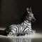 Wisifayardin Zebra-Tischskulptur – Zebra-Figur aus Kunstharz – schwarz, weiß – afrikanisches Safari-Zebra-Sammlerstück für Schlafzimmer, Wohnzimmer, Büro, Bücherregal, Kaminsims, Foyer, Kinderzimmer