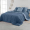 SomniHome Couette 90x190 Bicolore Tempérée Couette Réversible Beige - Sable Lit 80/90 cm. Toucher Plume Duvet Microfiber Éderedon Chaude Légere Qualité 400 g Marine - Bleu Ciel 180 x 260 cm