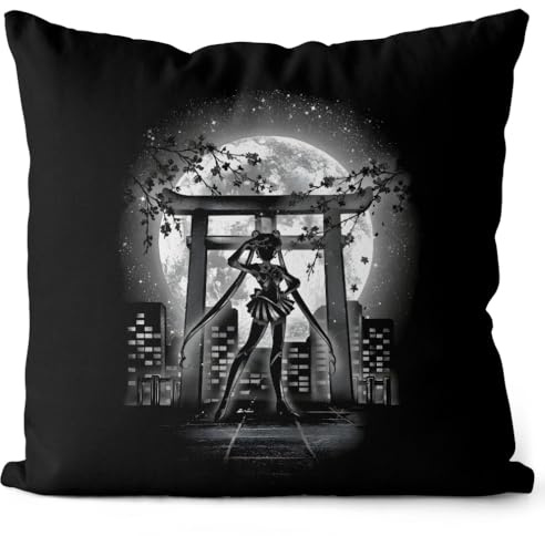 CottonCloud Moon Storm Kissen mit Füllung 40cm Baumwolle Moon Anime Manga Cosplay Crystal