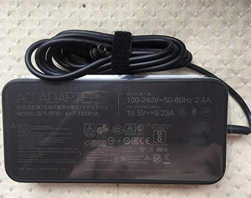 Netzadapter-Ladegerät, 19,5 V, 9,23 A, 180 W, kompatibel mit Asus TUF Gaming FX705DD FX705DT FX705DU