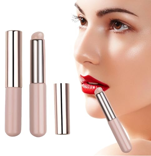 Lilbitty Pinceau à ongles en silicone, pinceau à dégradé de couleur, pinceau à tête biseautée, pinceau à ongles acrylique, pinceau de peinture à ongles pour nail art, outils de manucure DIY