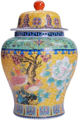 Vases de fleurs en céramique décoratifs de table de style chinois Ming