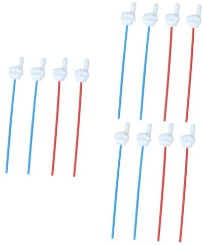 Vaguelly 12 Stk Tanz-Leuchtstab Fingerzeigstock Zeigerhand spaß the Mini-Spielzeug Kinderspielzeug vokaler Konzertstock Club Leuchtstab scheinen Spielzeugset Geschenk Student