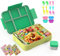 ROVENEW Lunchbox - Brotdose kinder mit fächern, brotdose schule, design mit mehreren Fächern, auslaufsicher und langlebig, perfekter Essensbegleiter für Erwachsene und Kinder (grüner)