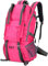 MDWZH Wanderrucksack Reiserucksack 45L Trekking-Rucksack, Ultraleicht, Verpackbar, Faltbar, Wasserabweisend Trekkingrucksack(Pink)