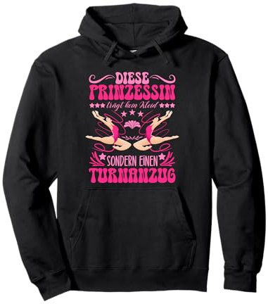 Turnen Turnerin Diese Prinzessin Trägt Einen Turnanzug Pullover Hoodie