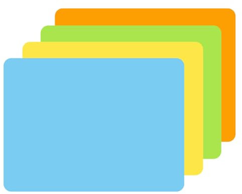 Luckwaii Silikonmatte Küche 4 Stück Hochwertige Silikonmatte zum Basteln, Bastelunterlage A3 Zeichenunterlage rutschfeste Unterlage Tisch, 40x30cm Malunterlage für Kinder Abwaschbar