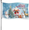 Gosknor Weihnachts Flagge, 150x90cm Doppelseitige Frohe Weihnachten-Flaggen für Draußen Frohes Neues Jahr-Flaggen Dekorative Weihnachtsflaggen Perfekte Weihnachtsdekoration für Haus Hof und Garten