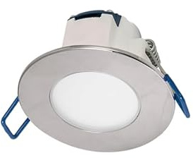 OVIA Scolmore Click Inceptor Pico IP65 Dimmable LED Downlight 2700K Chrome