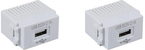 Remingtape 2 di ricarica per cellulare, modulo di alimentazione USB, presa 220 V, trasformatore 5 V, 2,1 A, presa di ricarica USB, adattatore commutatore