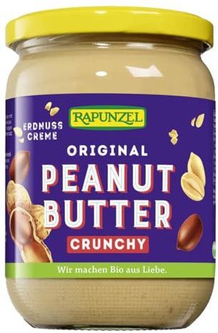 Rapunzel Peanutbutter Crunchy, 1er Pack (1 x 500 g) - Bio
