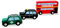 Indigo Jamm British Classics Age 3+, 3 Wooden Toy Vehicles Set with Iconic London Bus, Taxi and Racing Car