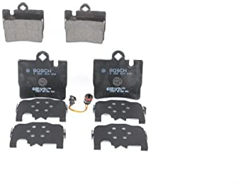 Bosch BP968 - Brake Pads Car Rear Axle - 1 Set of 4 Pads | Bosch Quality - Reduced Noise and Dust - ECE-R90 Certified - Copper-Free