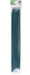 SupaGarden Support Canes 4.5/5mm Diameter x 60cm Green Split Canes Plant Support