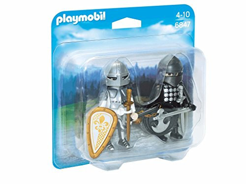 Playmobil 6847 Chevalier Noir et Chevalier d'argent
