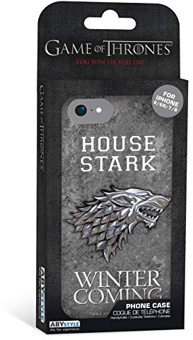 ABYstyle - GAME OF THRONES - Phone Case - Stark (for iPhone 6, iPhone 6S, iPhone 7, iPhone 8)