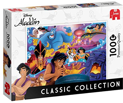 Jumbo 18825 Disney Puzzle Aladdin, 1000 Teile, Multi