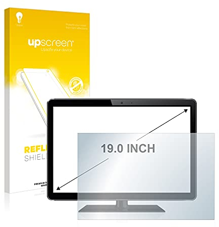 upscreen 19 Entspiegelungs-Schutzfolie für 19,0 Zoll Flachbildschirme (48.3 cm) [304 x 379 mm, 4:3] – Anti-Reflex Displayschutz-Folie Matt