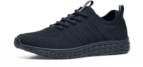Shoes for Crews Herren-Arbeits-Sneaker mit rutschhemmender Sohle – Bequeme, leichte, atmungsaktive, Wasserabweisende Schuhe, ideal für Gastronomie und Küchen für Kellner und Koch – Everlight