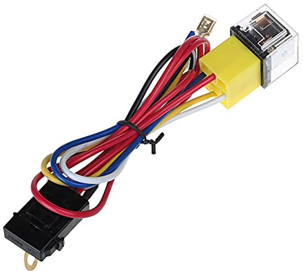 iSpchen Horn Kabelbaum Relais Lautsprecher Hupe Kabelsatz Relais Adapter 24V Doppelhorn Kabelbaum Relais Kit für LKW Auto SUV RV Van Boot oder andere 12V Fahrzeuge