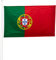 KliKil Bandera de Portugal - Bandera 150x90cm Poliéster - Resistente a UV y Agua - Fácil Colocación con 2 Ojales Metálicos - Ideal para Celebraciones, Decoraciones y Eventos