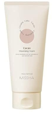 MISSHA Creamy Latte Cleansing Foam Cacao – Creamy Milk Cleansing Foam with Cocoa Extract for Clean and Nourished Skin