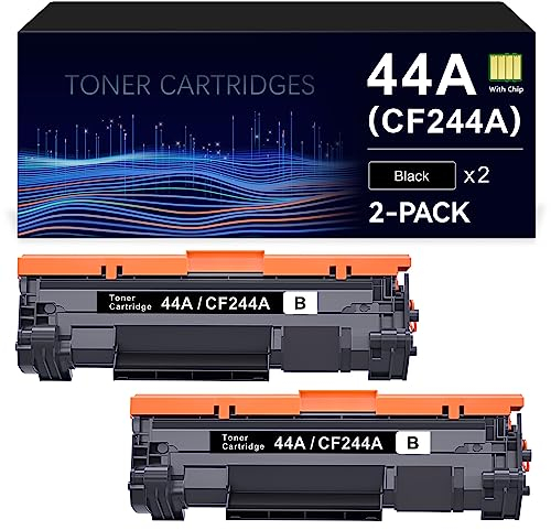 44A CF244A Schwarz 2er-Pack Toner Ersatz für HP 44A Toner CF244A Tonerkartuschen Kompatibel für HP Laserjet Pro M15w M15a M16w M16a MFP M28w M28a M29w M29a M15 M16 M28 M29 Drucker