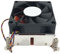 2U3CC CPU Cooler Fan Radiator Cooler 4 Pins with PWM 70mm CPU Cooling Fan 2011 Motherboard Cpu Fan (Color : LGA2011-2U3CC-1, Size : NO RGB)