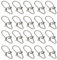 PATIKIL #2 Angeln Schloss Druckknöpfe 50 Pack Edelstahl Angeln Klammern Schnelle Wechsel Angelköder Haken Verbinder Angeln Gerät Kit für Süßwasser Salzwasser Angelgeräte(0.51x0.25)