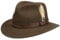 Stetson Rutherford VitaFelt Hut Herren - Filzhut Made in USA - Herrenhut Wasserabweisend - Traveller Packable - Garniturband aus Leder - Jagdhut Sommer/Winter dunkeloliv M (56-57 cm)