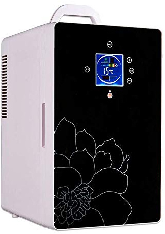 YIHANSS Electric Car Cooler Car Refrigerator and 16L Portable Electric Cooler/for Office, Dorm, Bedroom and Apartment, Small Compressor Fridge
