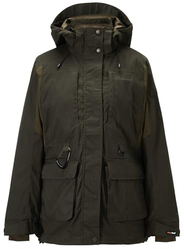 Pinewood Damen Dog Sports Trainer Extreme Jacke - Hundesport- und Outdoorjacke Damen - wind- und wasserdicht mit vielen Taschen und praktischen Details, ideal für Hundetraining