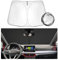 SHAOHAO Compatible con Seat Arona SUV KJ7 FR 2017-2025 Parasol Plegable con Tejido Revestido de Plata Parasol Plegable protección UV y contra el Calor Accesorios Seat Arona