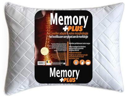 Almohada Espuma Viscoelástica 40x60cm Cojin 100%Viscoelastico Cojin Cervical Sofa Almohada Cervical Viscoelastica Almohada ergonómica Visco Firme Cojin Cervicales para Cuello Doloroso Sueño Reparador