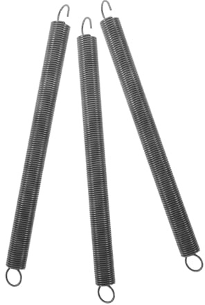 Gadpiparty 3 Stück Leiterfeder für Dachbodentreppen Hochleistungs Stahl Ersatzteile für Dachbodenleiter Einfache und Bequeme Installation Stabile Feder