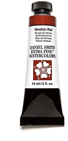 DANIEL SMITH Extra Fine Watercolor 15ml Paint Tube, Venetian Red