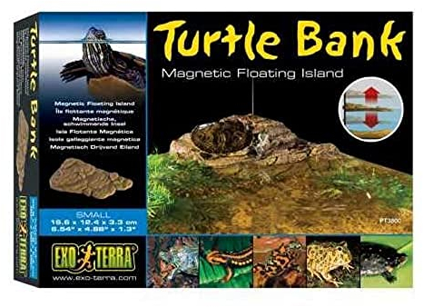 Exo Terra Turtle Bank, magnetische, schwimmende Insel für Schildkröten, ideal für Aqua-Terrarien, klein