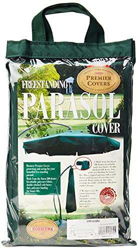 Bosmere P070 Premier Free Standing Parasol Cover, Extra Large, Green