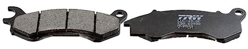 TRW MCB833 Organic Allround Bremsbelagsatz für Kymco Motorcycles People One I. CBS 2016-9999 Vorderachse und andere Motorräder