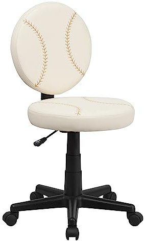 Flash Furniture Jonathan Baseball Swivel Task Office Chair
