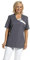 LEIBER Damen Schlupf-Jacke - kurzarm - Gr:- L, Farbe:- Grau