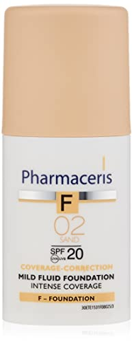 Pharmaceris F- Intense Coverage mild Fluid Foundation SPF 20 sand (30 ml)